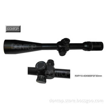 High Quality 10-40X56sfe First Focal Plane Sniper Rifle Scopes Etched Mil-DOT Reticule (RXP/10-40X56SFEF30)